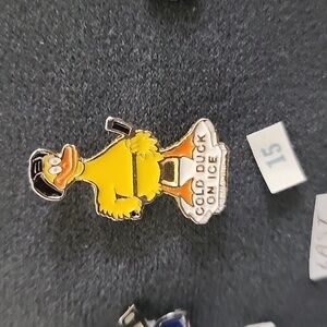 Cold Duck on Ice hockey pin